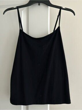 Black Adjustable Camisole. Size LP